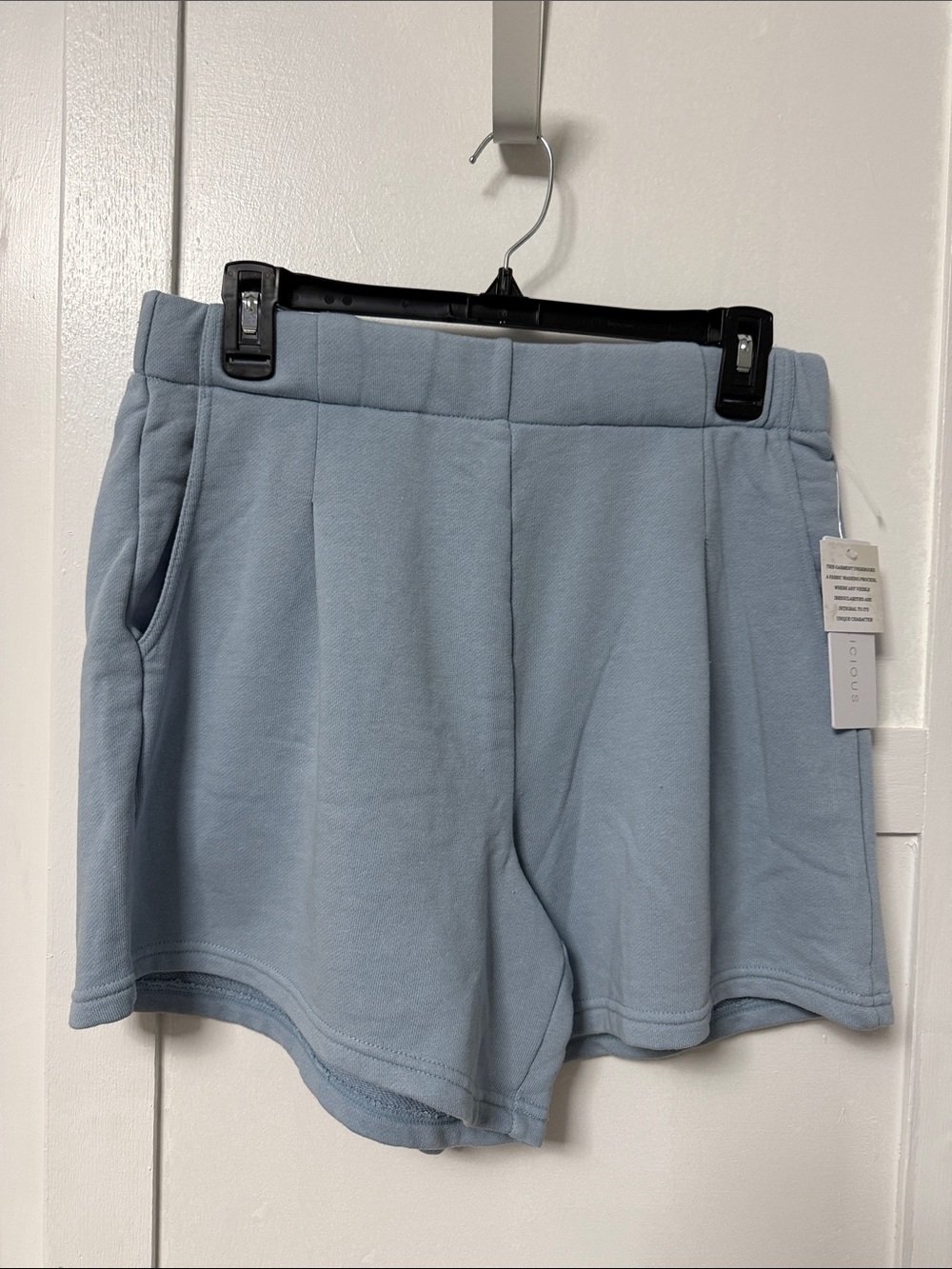 Yogalicious Light Blue Athletic Lounge Shorts